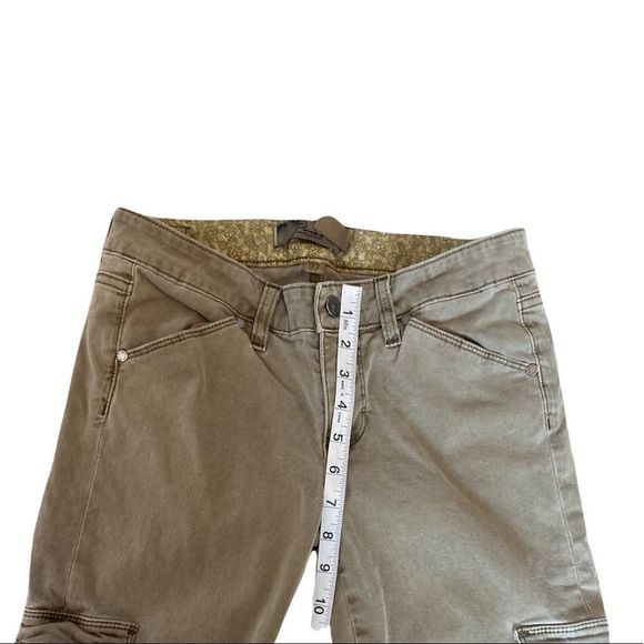 PAIGE DENIM Light Green Cargo Skinny Leg Mid Rose Casual Pant 27 - Picture 7 of 11